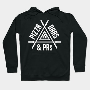 Pizza, Bars and PRs Fitness Triangle Hoodie